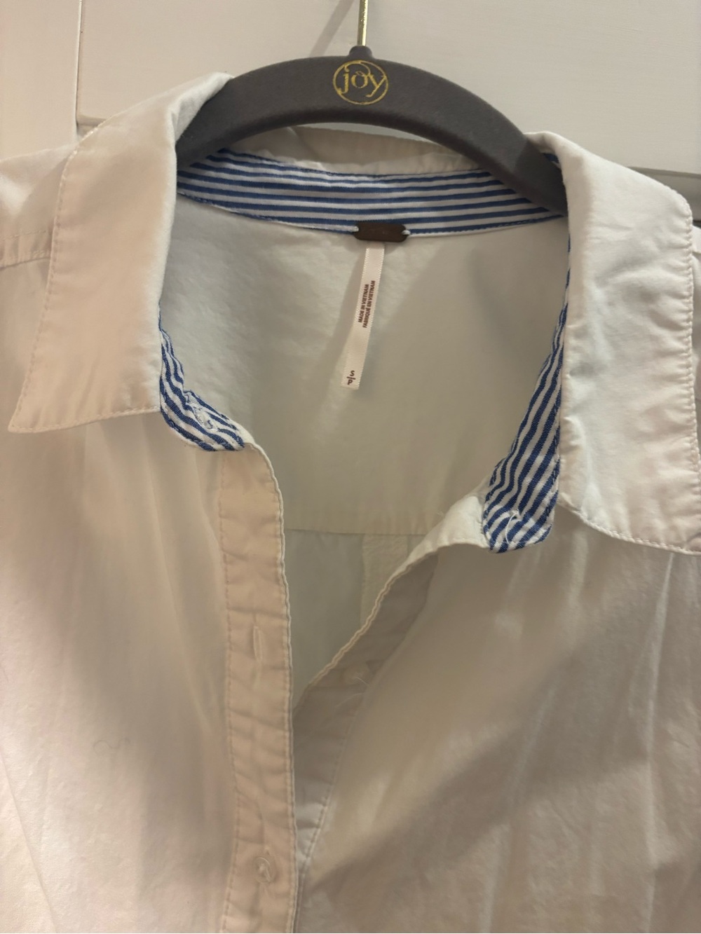 Free People Ivory Button-Down Tunic Dress - Picture 5 of 6